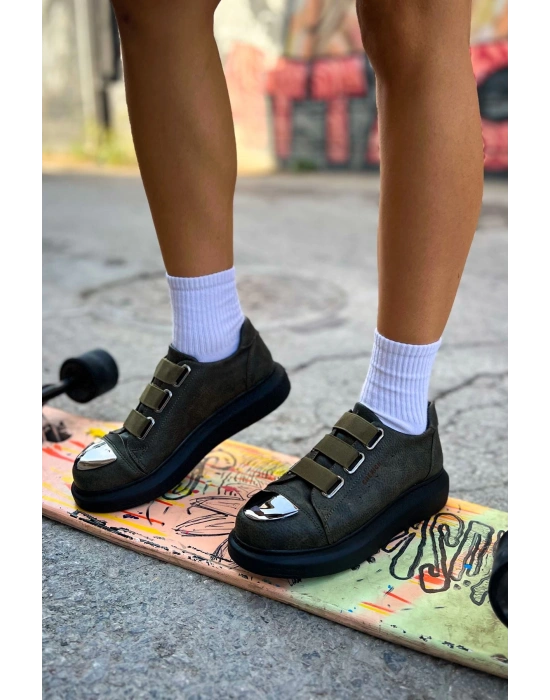 Ch251 Cst Mirror Kadın Ayakkabı Haki Kadın Spor Ayakkabı