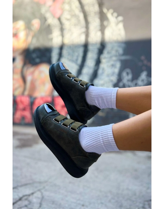 Ch251 Cst Mirror Kadın Ayakkabı Haki Kadın Spor Ayakkabı