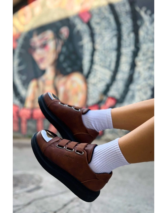 Ch251 Cst Mirror Kadın Ayakkabı Taba Kadın Spor Ayakkabı