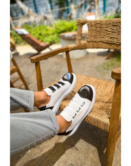 Ch251 Gbt Mirror Furry Erkek Ayakkabı Beyaz/siyah Erkek Günlük Ayakkabı