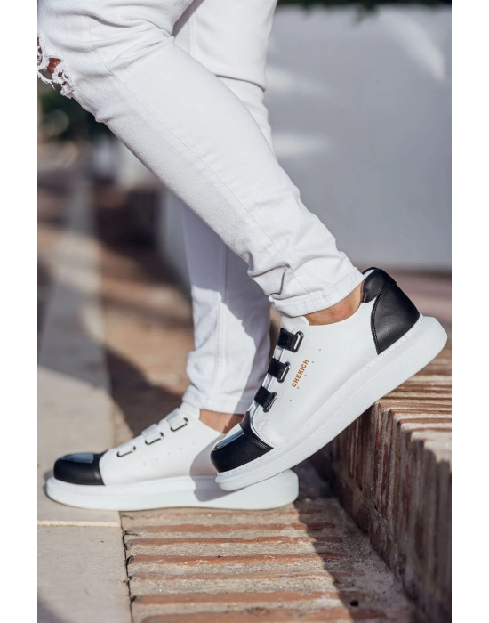 Ch251 Gbt Mirror Furry Erkek Ayakkabı Beyaz/siyah Erkek Günlük Ayakkabı