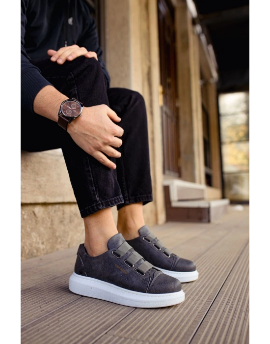 Ch253 Cbt Mirror Non Erkek Ayakkabı Antrasit Erkek Günlük Ayakkabı