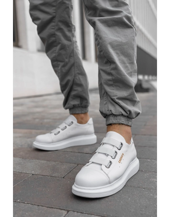 CH253 - CBT Mirror Non Erkek Ayakkabı BEYAZ