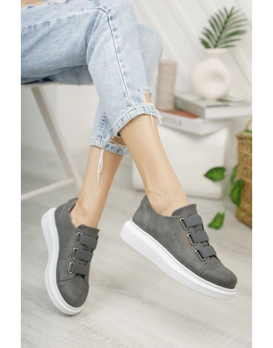 Ch253 Cbt Mirror Non Kadın Ayakkabı Antrasit Kadın Spor Ayakkabı