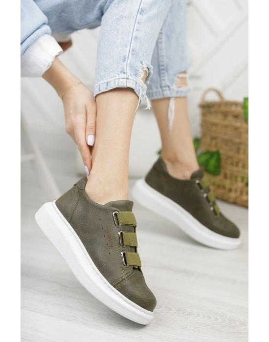 Ch253 Cbt Mirror Non Kadın Ayakkabı Haki Kadın Spor Ayakkabı