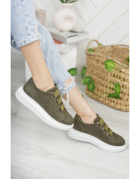 Ch253 Cbt Mirror Non Kadın Ayakkabı Haki Kadın Spor Ayakkabı