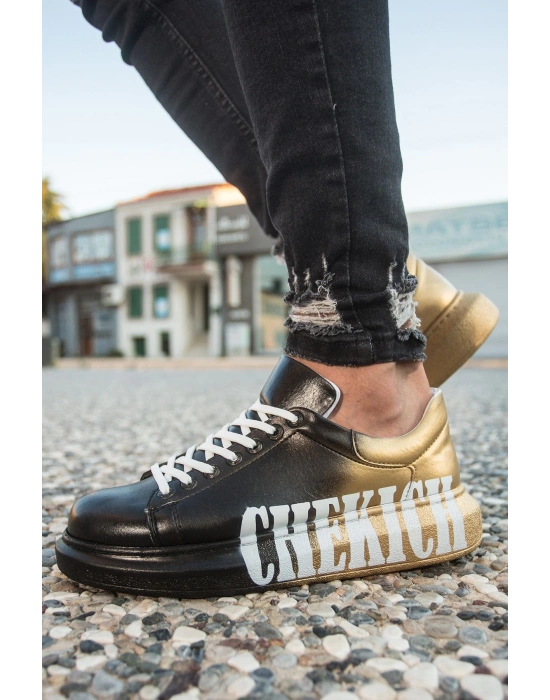 Ch254 Cbt Pittura Erkek Ayakkabı 438 Siyah / Sari Chekich Erkek Spor Ayakkabı