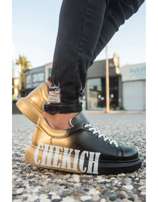 Ch254 Cbt Pittura Erkek Ayakkabı 438 Siyah / Sari Chekich Erkek Spor Ayakkabı