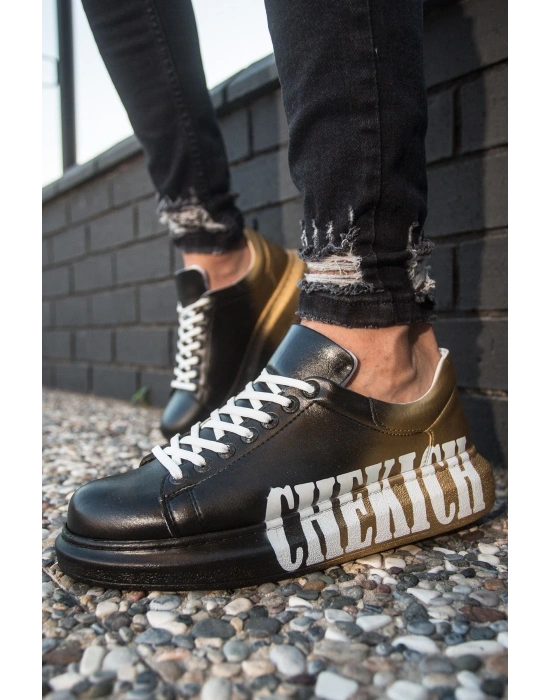 Ch254 Cbt Pittura Erkek Ayakkabı 438 Siyah / Sari Chekich Erkek Spor Ayakkabı