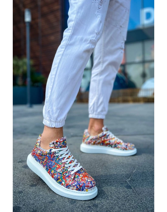 Ch254 Cbt Pittura Erkek Ayakkabı 537 Crazy Splush Beyaz Erkek Spor Ayakkabı