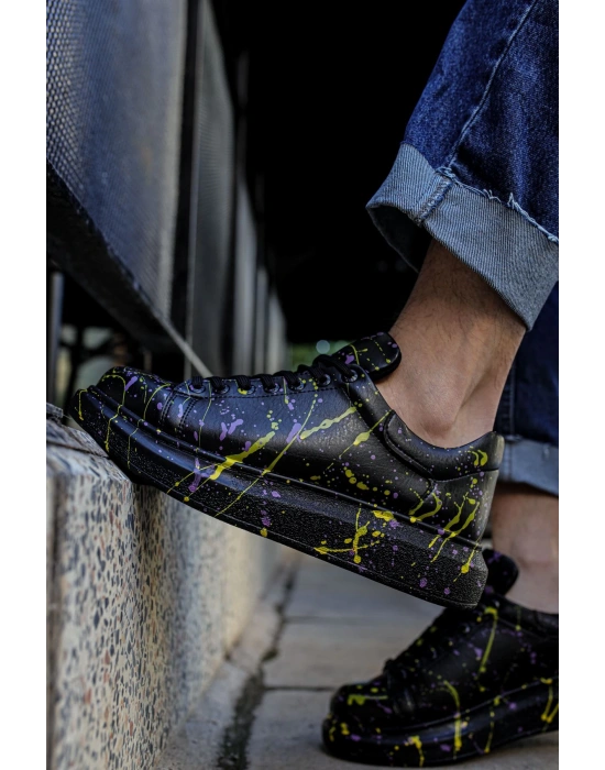 Ch254 Cst Pittura Erkek Ayakkabı 472 Sari / Mor Erkek Spor Ayakkabı