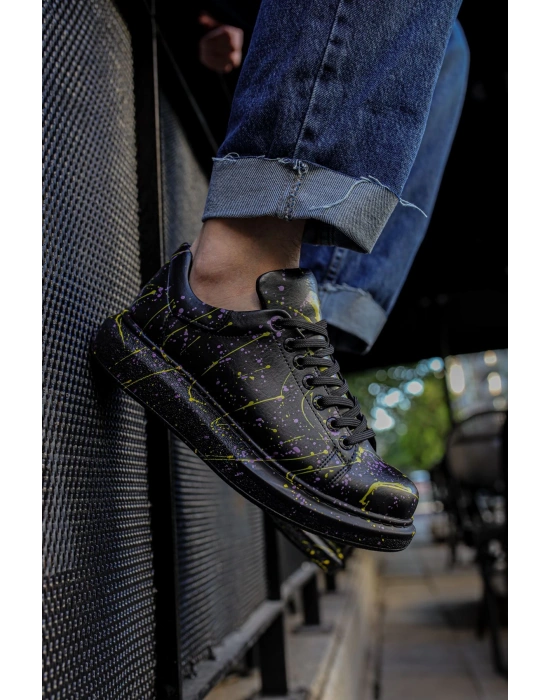 Ch254 Cst Pittura Erkek Ayakkabı 472 Sari / Mor Erkek Spor Ayakkabı