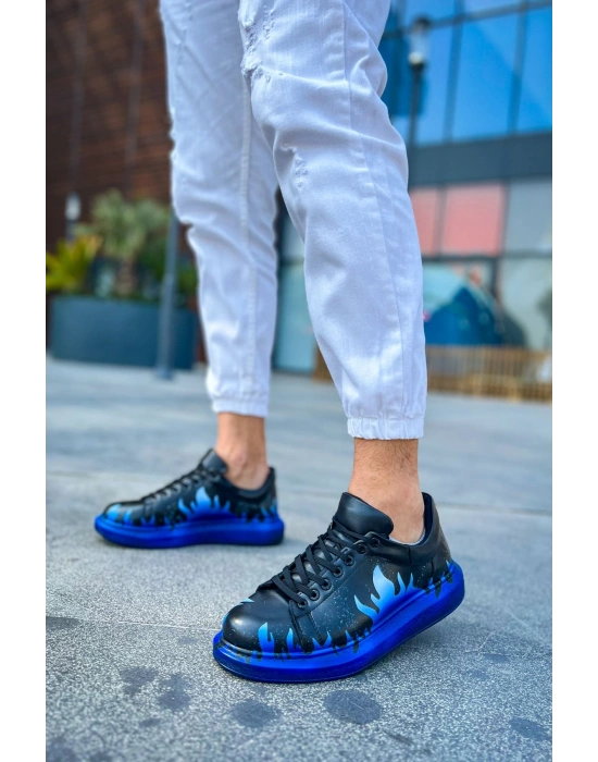 CH254 - CST Pittura Erkek Ayakkabı 534 MAVI ALEV