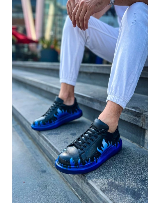 CH254 - CST Pittura Erkek Ayakkabı 534 MAVI ALEV