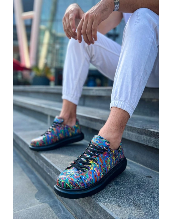 CH254 - CST Pittura Erkek Ayakkabı 538 CRAZY SPLUSH SIYAH