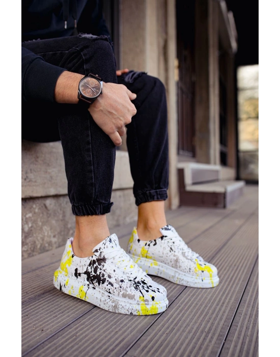 Ch255 Cbt Colorfull Erkek Ayakkabı S.benekli Erkek Spor Ayakkabı