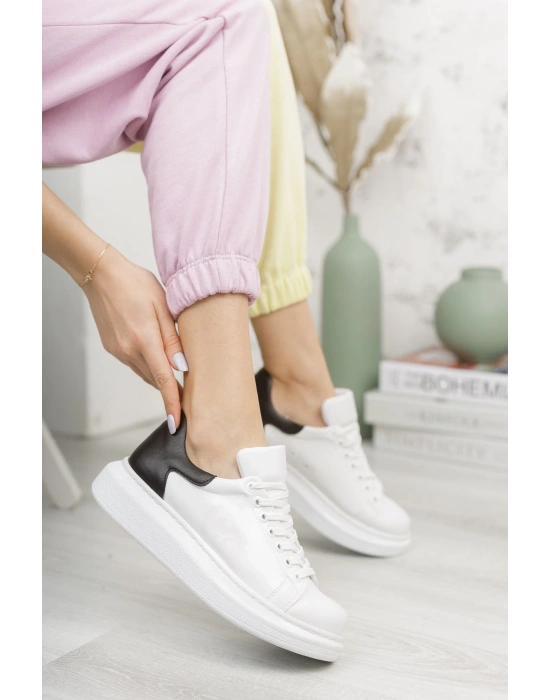 Ch256 Cbt Estrella Kadın Ayakkabı Beyaz/siyah Kadın Spor Ayakkabı