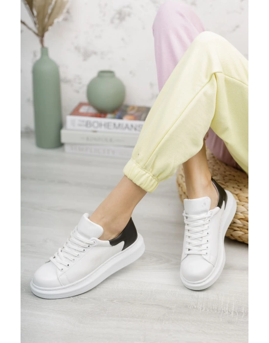 Ch256 Cbt Estrella Kadın Ayakkabı Beyaz/siyah Kadın Spor Ayakkabı