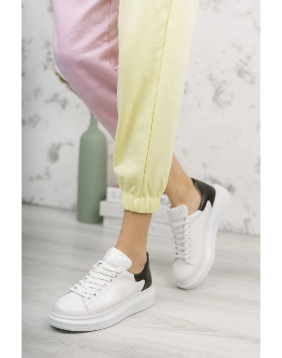 Ch256 Cbt Estrella Kadın Ayakkabı Beyaz/siyah Kadın Spor Ayakkabı