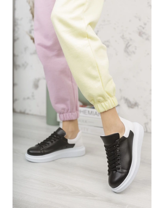 Ch256 Cbt Estrella Kadın Ayakkabı Siyah/beyaz Kadın Spor Ayakkabı