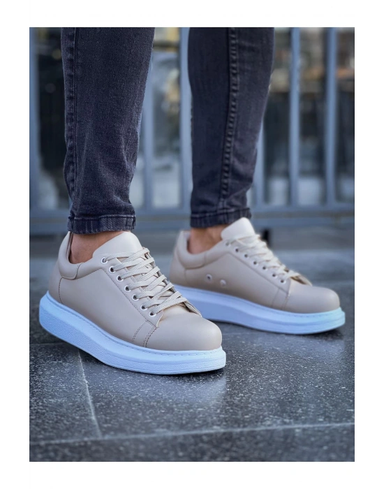 Ch257 Cbt Estrella Erkek Ayakkabı Bej Erkek Günlük Ayakkabı