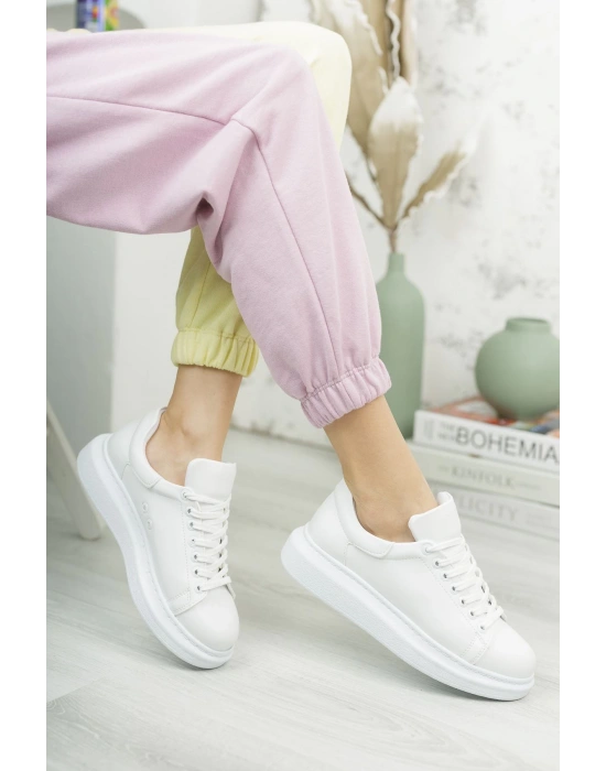 Ch257 Cbt Estrella Kadın Ayakkabı Beyaz Kadın Spor Ayakkabı