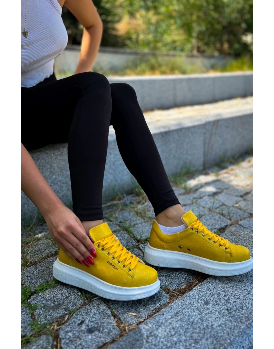 Ch257 Cbt Estrella Kadın Ayakkabı Sari Kadın Spor Ayakkabı