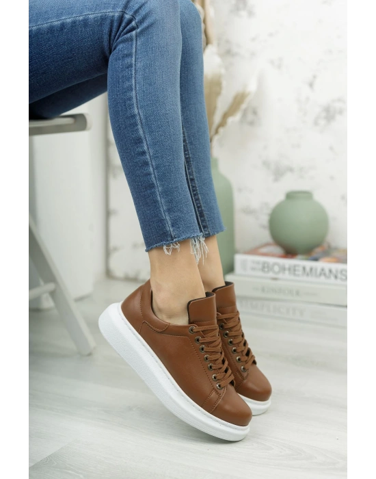 Ch257 Cbt Estrella Kadın Ayakkabı Taba Kadın Spor Ayakkabı