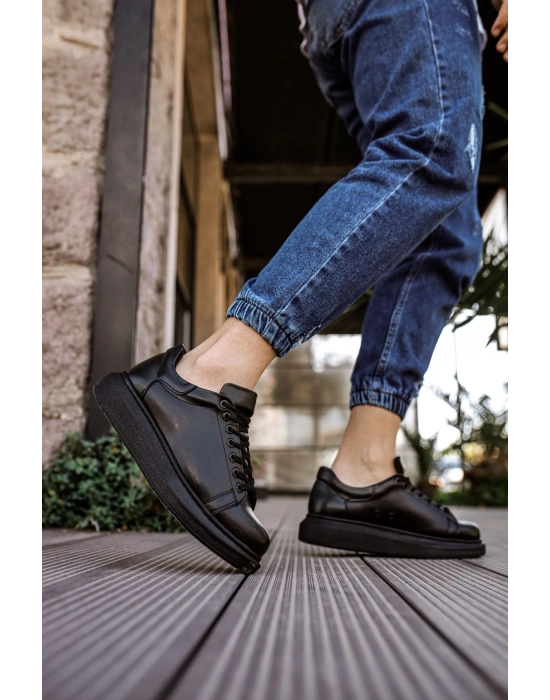 Ch257 Cst Estrella Erkek Ayakkabı Siyah Erkek Günlük Ayakkabı