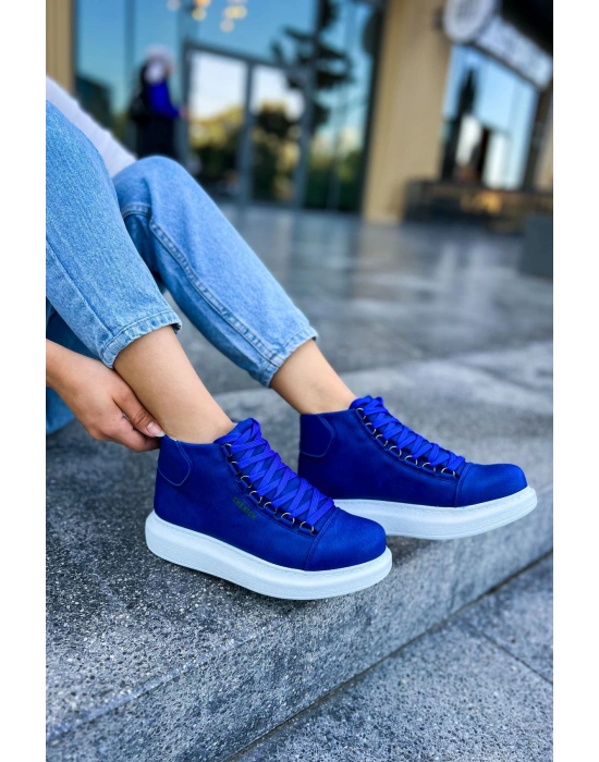 Ch258 Cbt Roma Kadın Sax Mavi Kadın Bot