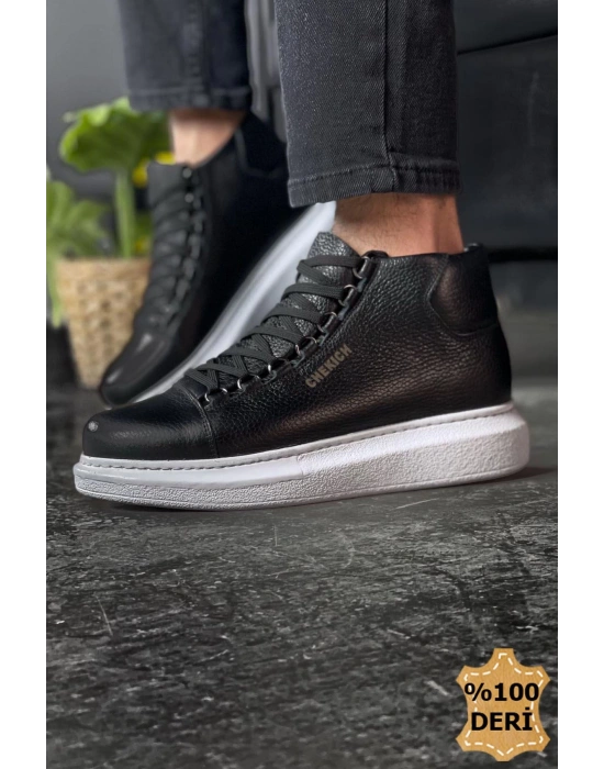 Ch258 Dbt Roma Deri Erkek Siyah Erkek Bot
