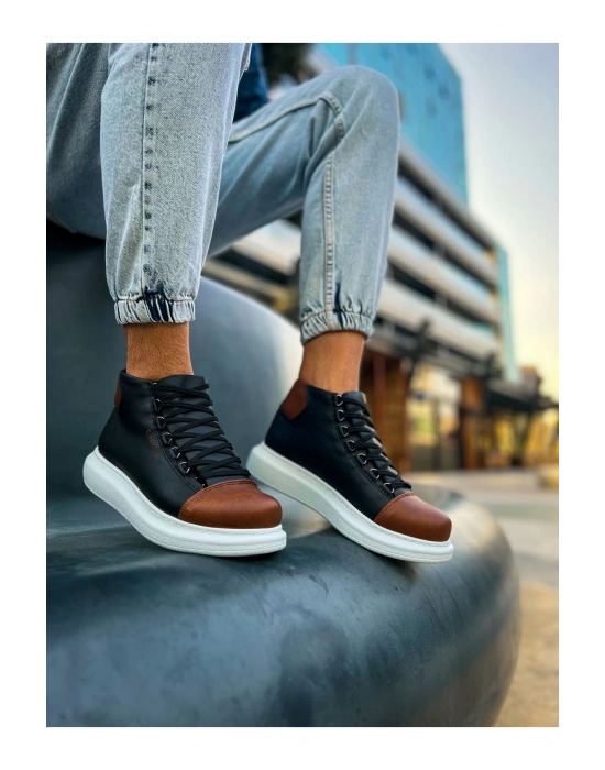 Ch258 Gbt Roma Colourful Erkek Siyah/taba Erkek Bot