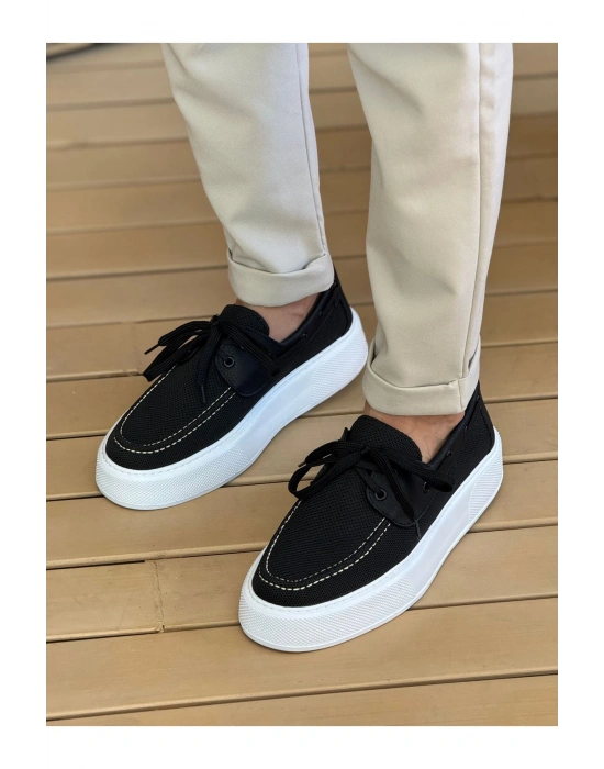 CH2602 - Triko Erkek Ayakkabı SIYAH