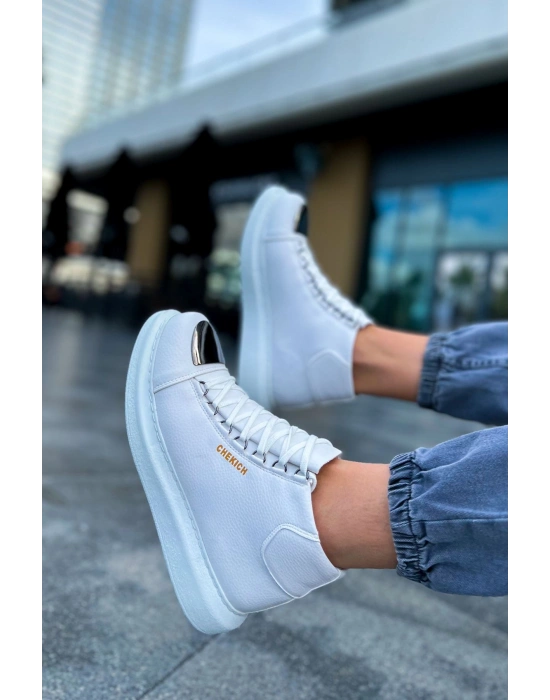 CH267 - CBT Roma Mirror Erkek Bot BEYAZ