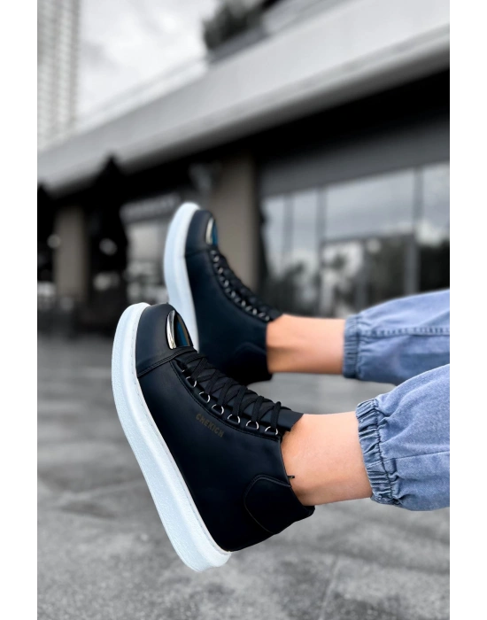 Ch267 Cbt Roma Mirror Erkek Siyah Erkek Bot