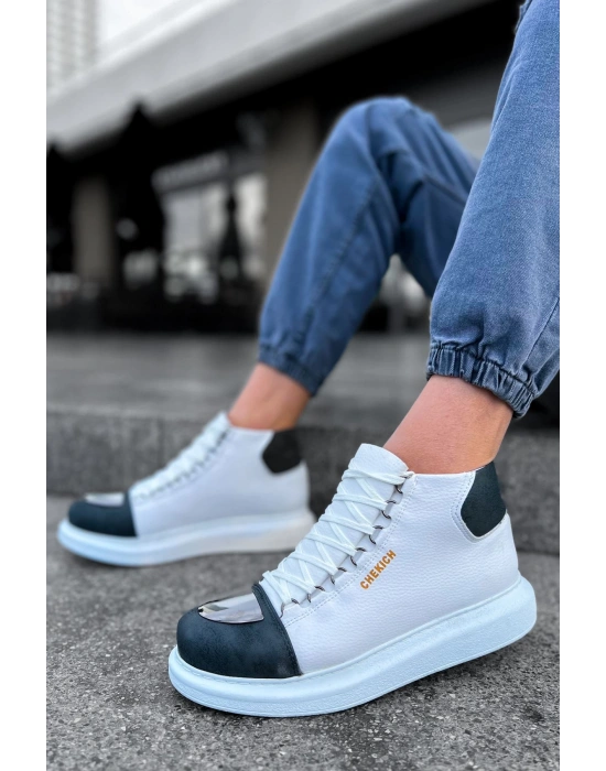 Ch267 Gbt Roma Mirror Erkek Beyaz/antrasit Erkek Bot