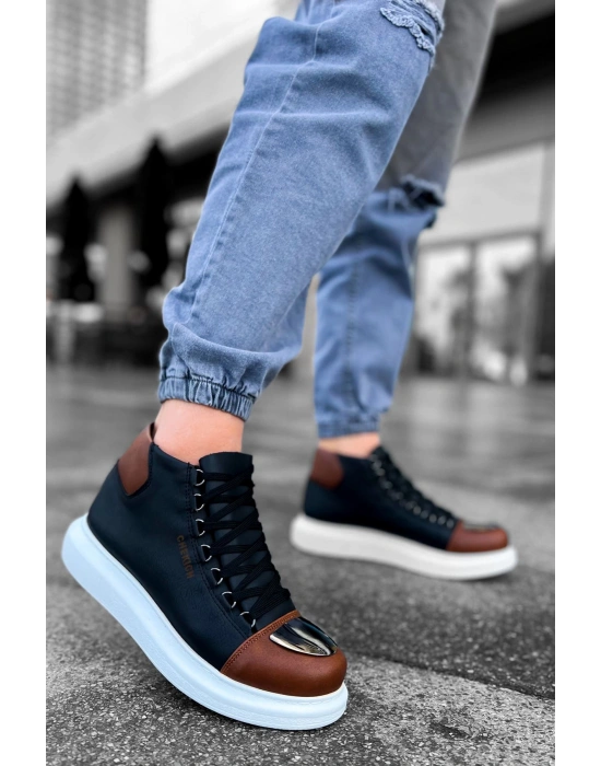 Ch267 Gbt Roma Mirror Erkek Siyah/taba Erkek Bot