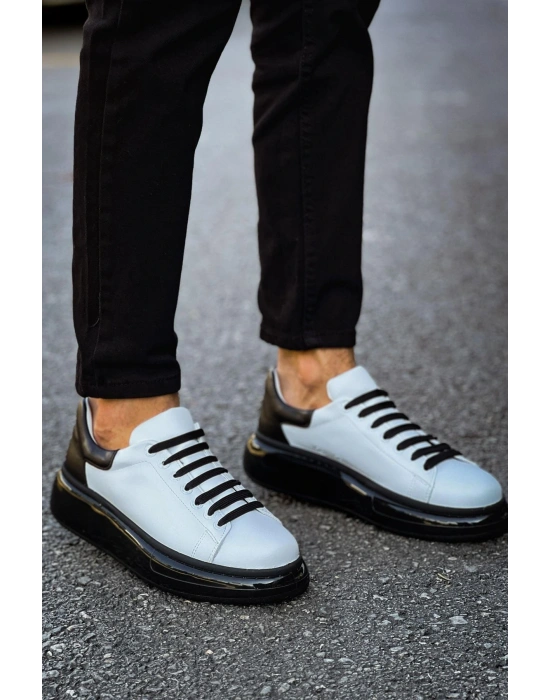 CH295 - CST Sollıevo Erkek Ayakkabı BEYAZ/SIYAH