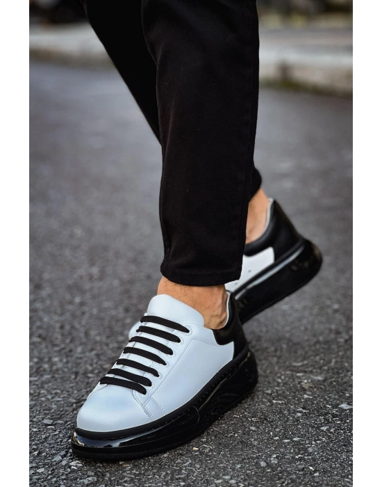 CH295 - CST Sollıevo Erkek Ayakkabı BEYAZ/SIYAH