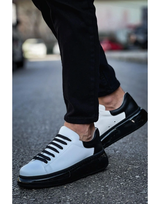 CH295 - CST Sollıevo Erkek Ayakkabı BEYAZ/SIYAH