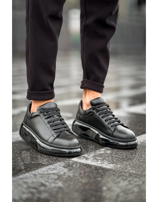Ch295 Cst Sollıevo Erkek Ayakkabı Siyah Erkek Sneaker Ayakkabı