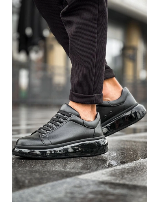 Ch295 Cst Sollıevo Erkek Ayakkabı Siyah Erkek Sneaker Ayakkabı