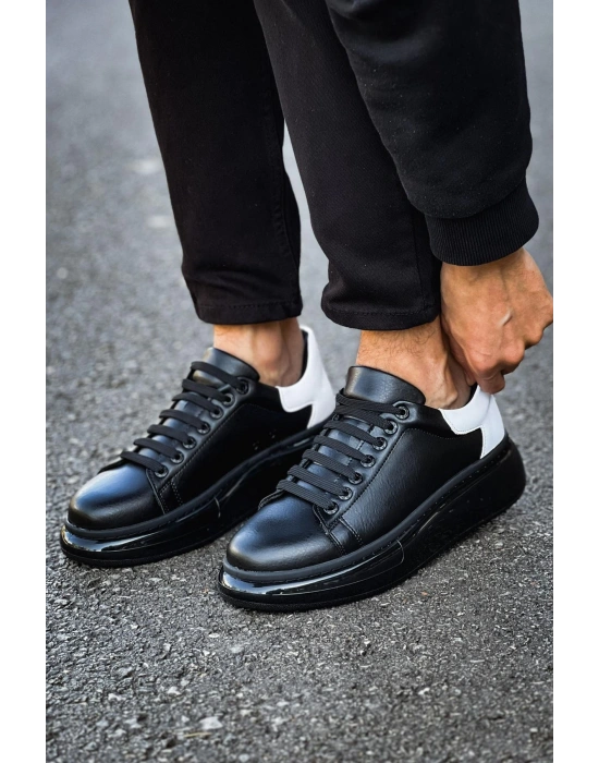 Ch295 Cst Sollıevo Erkek Ayakkabı Siyah/beyaz Erkek Sneaker Ayakkabı