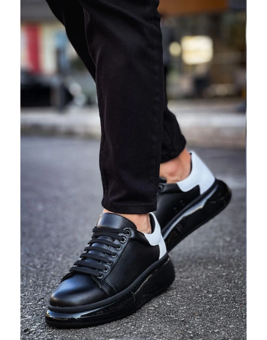 Ch295 Cst Sollıevo Erkek Ayakkabı Siyah/beyaz Erkek Sneaker Ayakkabı