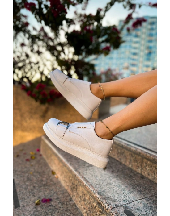 Ch297 Cbt Kadın Ayakkabı Beyaz Kadın Spor Ayakkabı