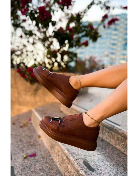 Ch297 Crt Verona Kadın Ayakkabı Taba Kadın Spor Ayakkabı