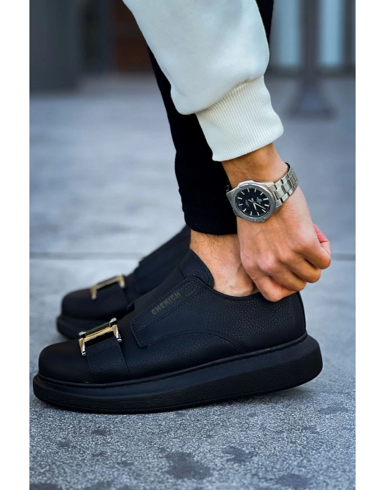 Ch297 Cst Verona Erkek Ayakkabı Siyah Erkek Günlük Ayakkabı