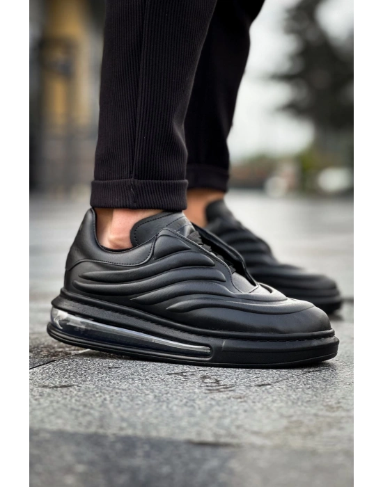 Ch299 Fst Sollıevo Erkek Ayakkabı Siyah Erkek Sneaker Ayakkabı