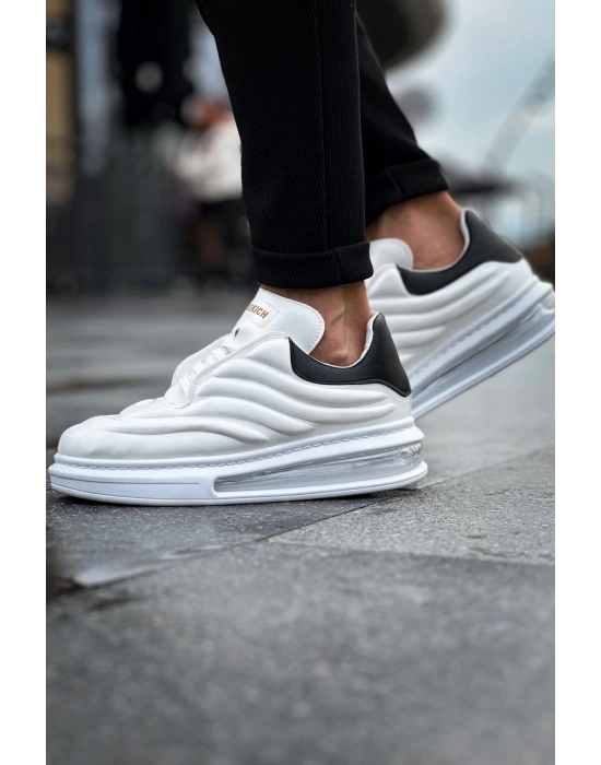 Ch299 Gbt Sollıevo Erkek Ayakkabı Beyaz/siyah Erkek Sneaker Ayakkabı