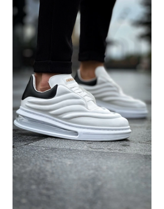 Ch299 Gbt Sollıevo Erkek Ayakkabı Beyaz/siyah Erkek Sneaker Ayakkabı